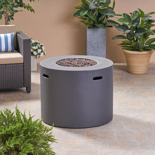 31" Dark Grey Outdoor Fire Table – 40,000 BTU Propane