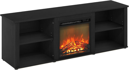 Modern 70" TV Stand with Electric Fireplace – Stylish & Functional