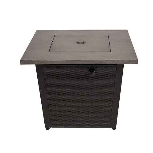 32" Legacy Heating Gas Fire Pit Table – Square Outdoor Table