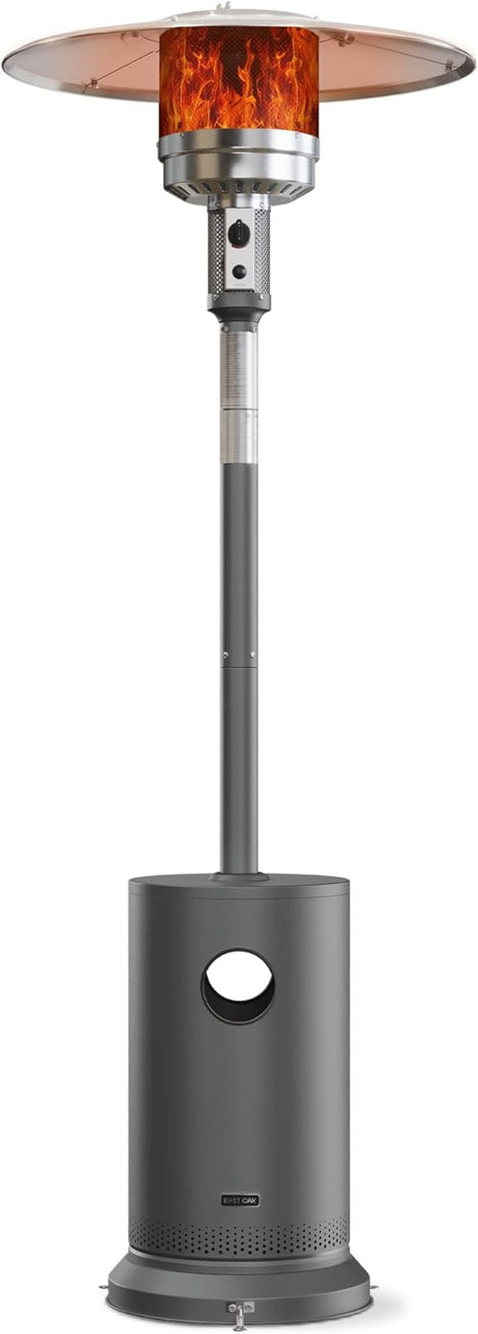 48,000 BTU Outdoor Propane Patio Heater with Wheels & Table