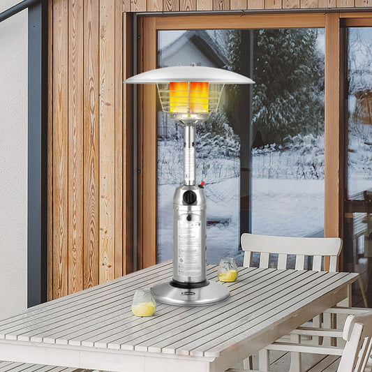 11,000 BTU Compact Tabletop Propane Patio Heater