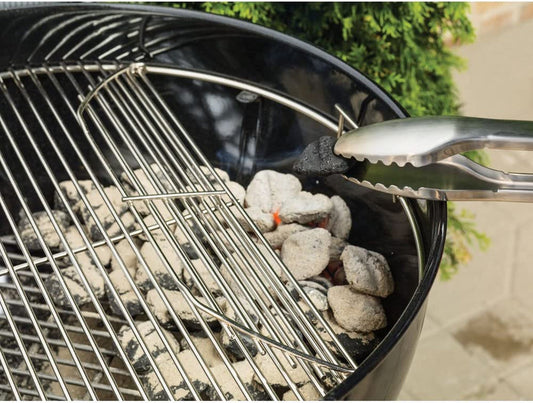 Premium 22-Inch Charcoal Grill with Thermometer & Easy Cleanup