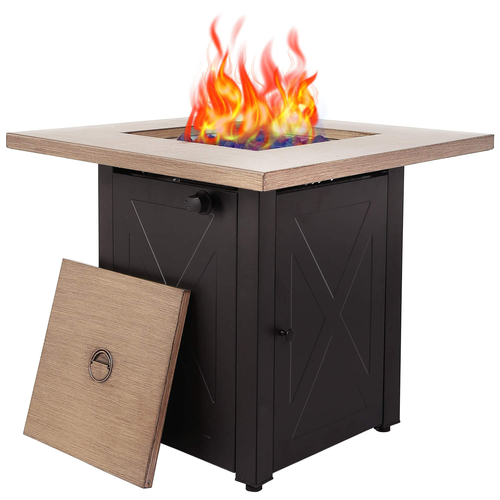ETL Approved 48,000 BTU Propane Fire Pit Table for Outdoor Use